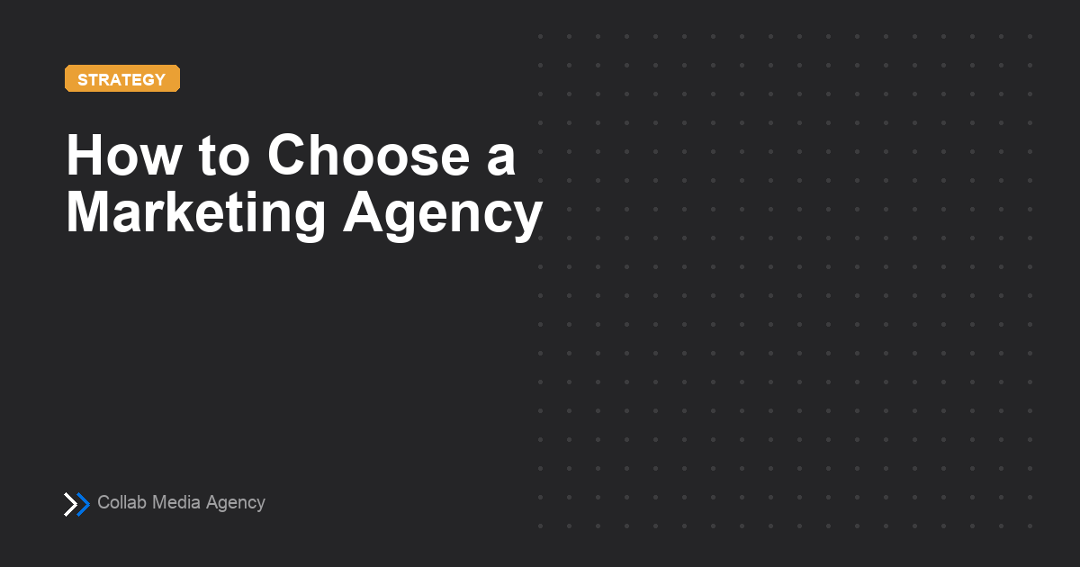 How to Choose a Marketing Agency for Your Small Business