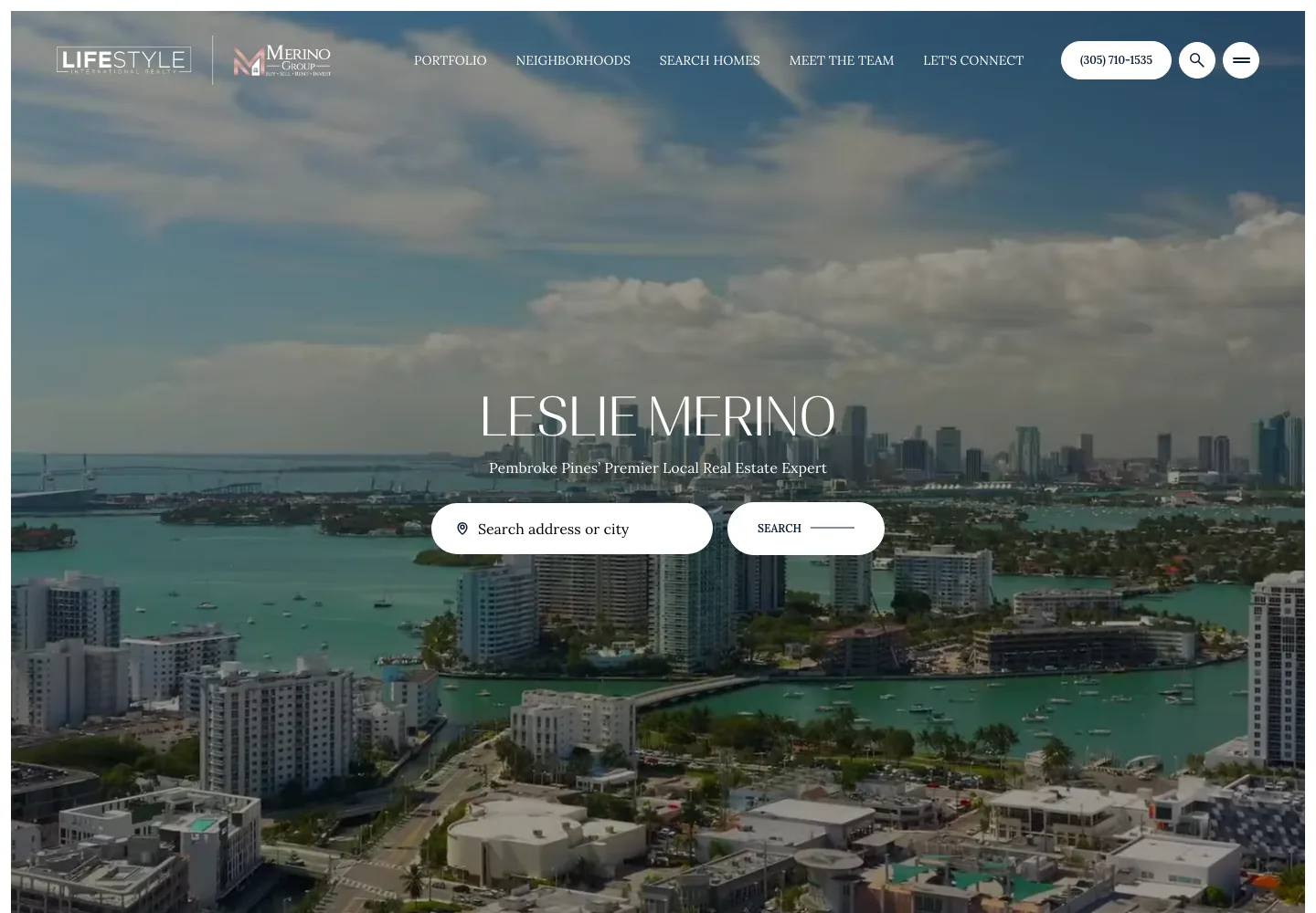 The Merino Group website